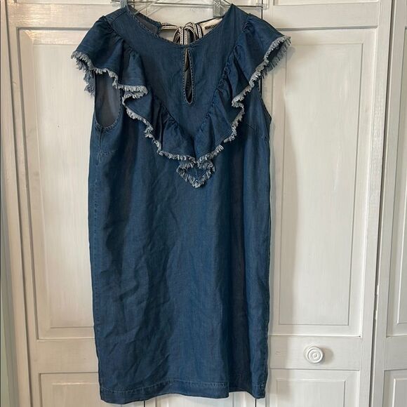 Semicouture 01 denim dress - size L - Picture 3 of 10